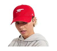 47 Arsenal FC Clean Up Baseball Cap, Red with White Cannon Embroidery
