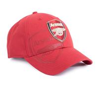 47 Arsenal Obsidian Crest Red Baseball Cap with Embroidered Logo
