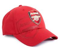 47 Arsenal Obsidian Crest Red Baseball Cap with Embroidered Logo