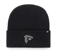 47 Atlanta Falcons NFL Haymaker Unisex Beanie Cuff Knit, One Size Fit, Team Badge, Black