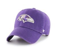 47 Baltimore Ravens NFL Clean Up Unisex Baseball Cap, Adjustable, Team Badge, Purple