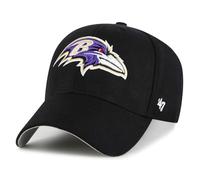 47 Baltimore Ravens NFL MVP Unisex Baseball Cap, Adjustable, Team Badge, Black