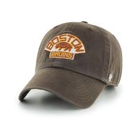 47 Boston Bruins NHL Clean Up Brown Adjustable Cap