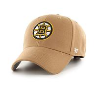 47 Boston Bruins NHL MVP Unisex Baseball Cap, Adjustable, Team Badge, Camel