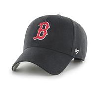47 Boston Red Sox MLB MVP Unisex Baseball Cap, Adjustable, Red Logo, Black