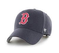 47 Boston Red Sox MLB MVP Unisex Baseball Cap, Adjustable, Red Logo, Navy Blue