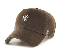 47 Brand Baseball Cap Base Runner Clean Up MLB New York Yankees Adjustable Brown