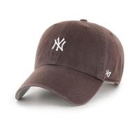 47 Brand Baseball Cap Base Runner Clean Up MLB New York Yankees Adjustable Brown
