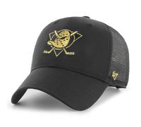 47 Brand Adjustable Cap - Branson Metallic Anaheim Ducks Black
