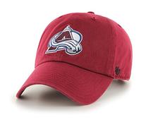 NHL Colorado Avalanche Cap Baseball Cap Cleanup Red Cap 053838696815