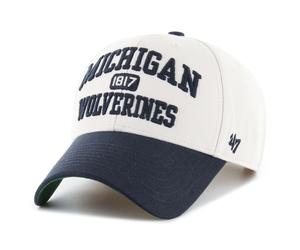 47 Brand Adjustable Cap - NCAA Michigan Wolverines beige