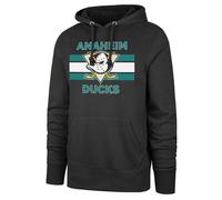 47 Brand Anaheim Mighty Ducks Burnside Black Hoodie Sweatshirt
