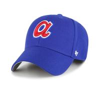 47 Brand Atlanta Braves Cooperstown MVP Baseball Cap / Royal Blue Red / RRP £28