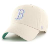 47 Brand Boston Red Sox Bone Sidepatch Clean Up Curved Visor Strapback Cap