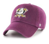 47 Brand Adjustable Cap - CLEAN UP Anaheim Ducks plum
