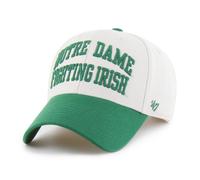 47 Brand Cap Broke Line MVP Notre Dame Fighting Irish Hat Strapback, Gray