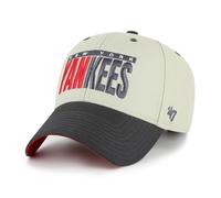 ’47 Brand Cap Half Block Text ’47 MVP New York Yankees Grey Basecap Logo