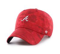 47 Brand Cap MLB Atlanta Braves Fiji Alt '47 Clean Up Baseball Cap Logo Stitch