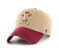 47 Brand Cap MLB Los Angeles Dodgers Khaki Cartoon Icon '47 Clean Up Hotdog New
