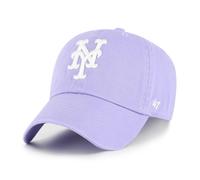 47 Brand Cap MLB New York Mets '47 Clean Up Baseball Cap Logo Embroidery Cotton