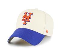 47 Brand Cap MLB New York Mets Two Tone 47 MVP Baseball Cap Logo Embroidery New