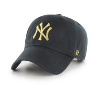 47 Brand Cap MLB New York Yankees Metallic '47 Clean Up Baseball Cap NY Logo