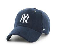 '47 Brand Cap MLB New York Yankees Thin Corduroy Clean Up Cap Ny Logo Embroidery