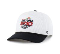 47 Brand Cap NASCAR CORD TT 47 HITCH Daytona 500 White Snapback