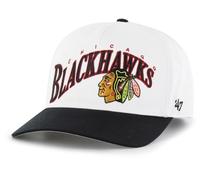 47 Brand Chicago Blackhawks Hitch White Wave NHL Cap