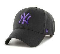 '47 Brand MLB New York Yankees MVP Snapback Embroidered Cap Black Curved Brim