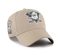 47 Brand Curved Snapback Cap NHL Vintage Anaheim Ducks Khaki