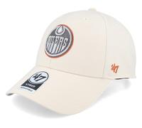 47 Brand Edmonton Oilers NHL MVP Snapback Cap / Beige Silver / RRP £28