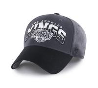 47 Brand Los Angeles Kings Split Block MVP NHL Cap Charcoal Curved Logo