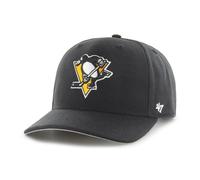 47 Brand Low Profile Snapback Cap - Zone Pittsburgh Penguins Black