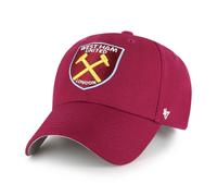47 Brand Mens 6 panel Adjustable Cap ~ West Ham United FC Claret