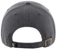 47 Brand Mens New York Yankees Clean Up Cap - Charcoal Grey