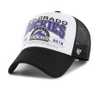 Mlb Colorado Rockies Cap Basecap Foam Champ Trucker Mesh Cap 196002933191