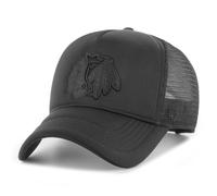 47 Brand Mesh Trucker Cap - FOAM Chicago Blackhawks Black