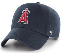 47 Brand MLB Alternate Color Primary Logo Clean Up Adjustable Baseball Cap Hat, Adult One Size Fits All, Los Angeles Angels, One size