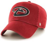 47 Brand MLB Alternate Color Primary Logo Clean Up Adjustable Baseball Cap Hat, Adult One Size Fits All, Arizona Diamondbacks, One size
