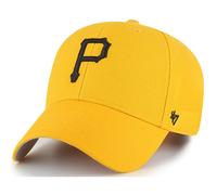 47 Brand MLB Alternate Color Primary Logo MVP Adjustable Structure Baseball Cap Hat Adult One Size Fits All - Pittsburgh Pirates Yellow