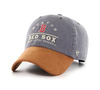 47 Brand MLB Boston Red Sox Windham Suede Clean Up Strapback Cap Navy