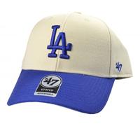 47 Brand MLB LA Dodgers Two Tone MVP Cap Natural Baseball Sports Hat