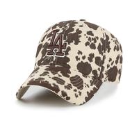47 Brand MLB Los Angeles Dodgers BESSIE Clean Up Cap Natural White Strapback