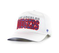 47 Brand MLB Los Angeles Dodgers Outspoken HITCH White Snapback Cap Logo Glitter