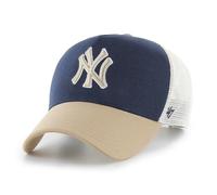'47 Brand MLB New York Yankees Ballpark Mesh Offside Trucker Cap Navy/Beige