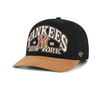 '47 Brand MLB New York Yankees Cap Snapback Black Suede Hitch Logo Stick