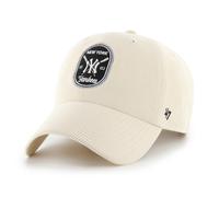 47 Brand MLB New York Yankees Cord Baseball Cap Strapback, Natural, One Size