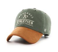 47 Mlb Athletics Windham Suede Clean Up Cap Green