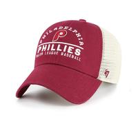 47 Brand MLB Phillies Mesh Clean Up Cap Dark Red Adjustable